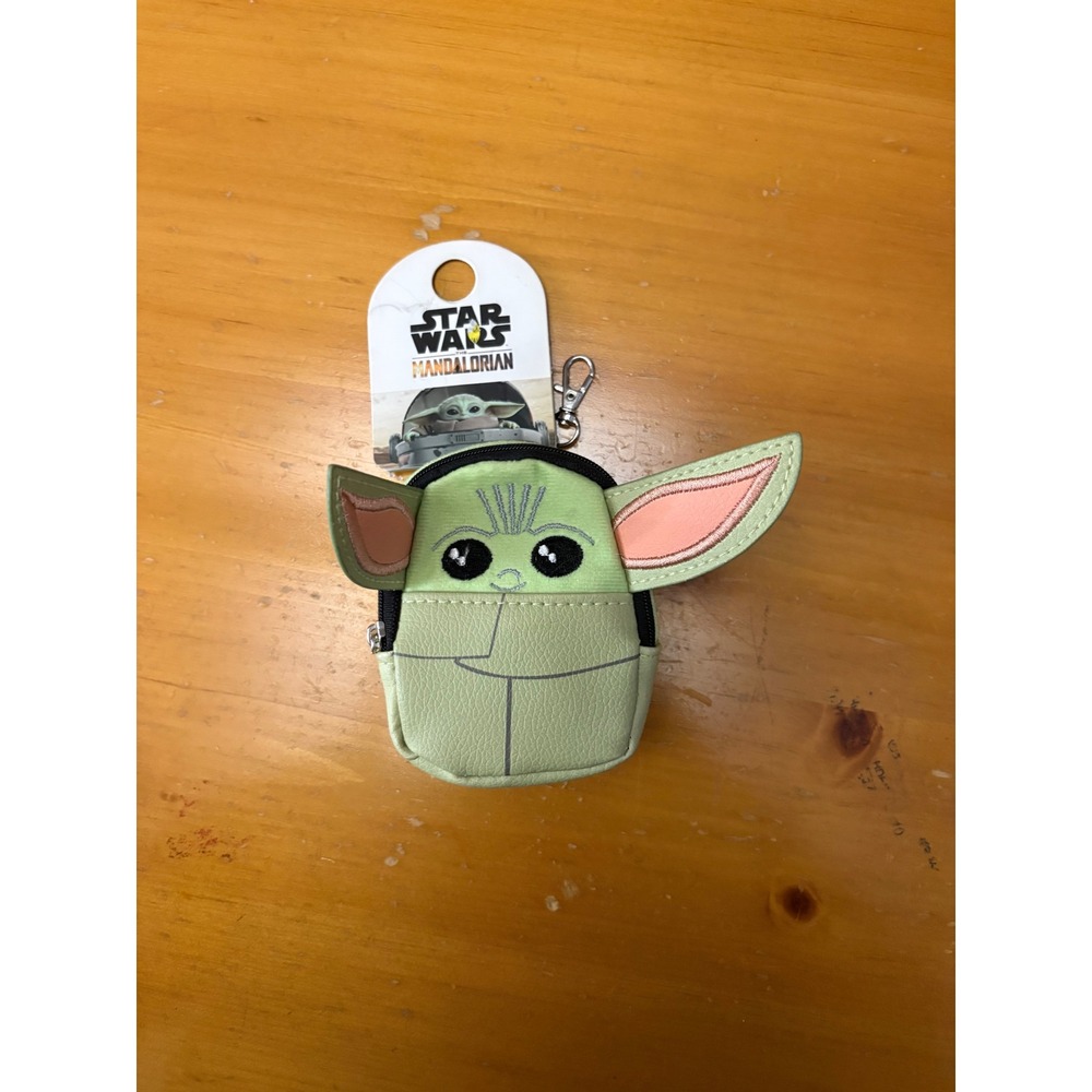 Star Wars The Mandalorian Grogu Baby Yoda Mini Backpack Keychain Coin Pouch NEW